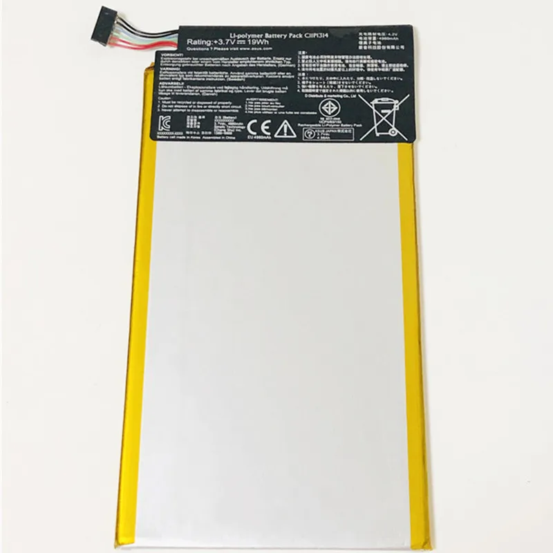3.7V 4980mAh C11P1314 For MeMo Pad 10 ME102A K00F ME103K K01E Battery | Мобильные телефоны и аксессуары