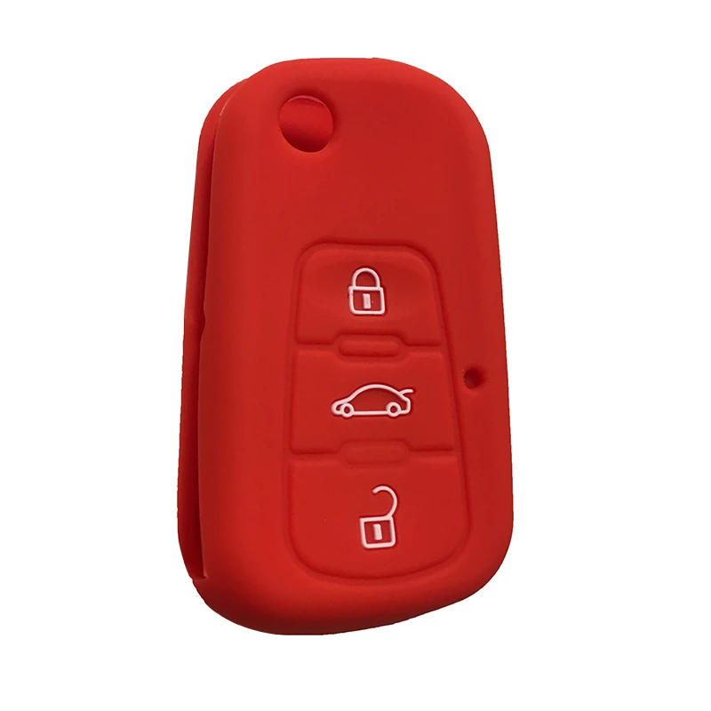 Silica Gel Set Skin Case Car Key Cover For MG GS MG3 MG5 MG6 MG7 GT 3 Button Flip Keychain Keys Holder Protector | Автомобили и