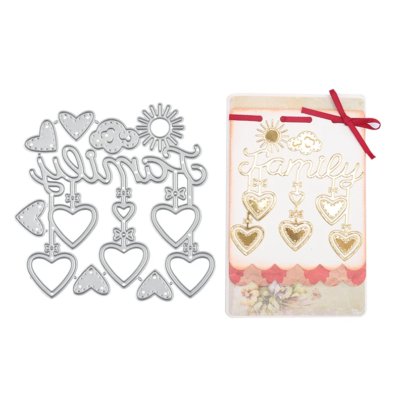 InLoveArts Family Heart Frame Metal Cutting Dies for Craft Card Scrapbooking 2020 New Embossing Stencil Template Die Cuts
InLoveArts Family Heart Frame Metal Cutting Dies for Craft Card Scrapbooking 2020 New Embossing Stencil Template Die Cuts