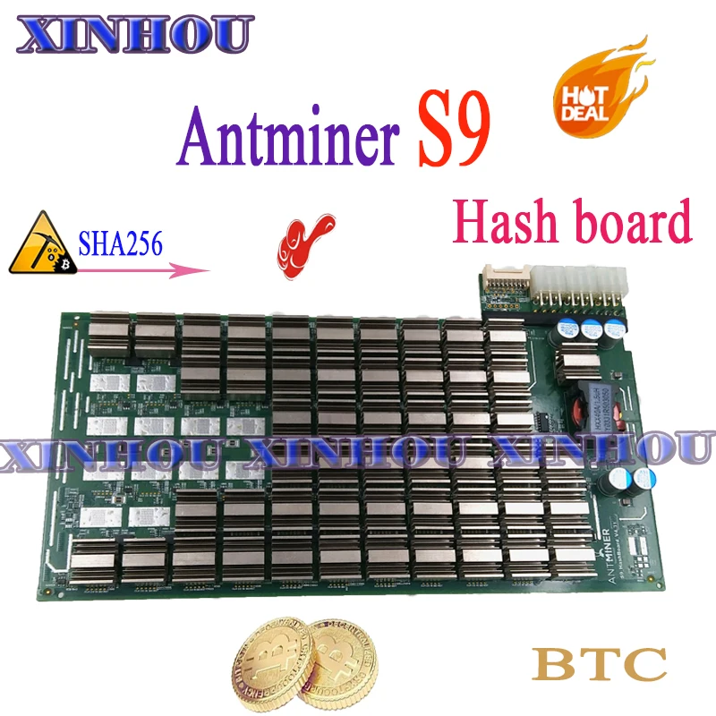 Доставка в течение 24 часов BTC BCH ASIC Miner Bitmain ANTMINER S9 Hash Board Замена сломанной части SHA256