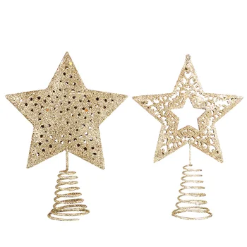 2 Pcs Exquisite Chrismtas Tree Toppers Stylish Novel Tree Star Decors (Golden)
2 Pcs Exquisite Chrismtas Tree Toppers Stylish Novel Tree Star Decors (Golden)
