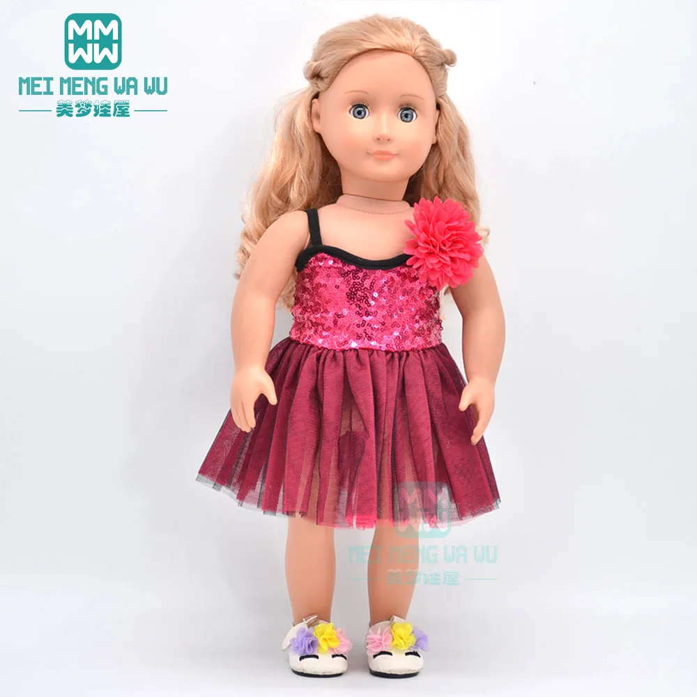 Clothes for doll fit 43cm baby new born dolls accessories and American doll fashion Sequined dress
Clothes for doll fit 43cm baby new born dolls accessories and American doll fashion Sequined dress