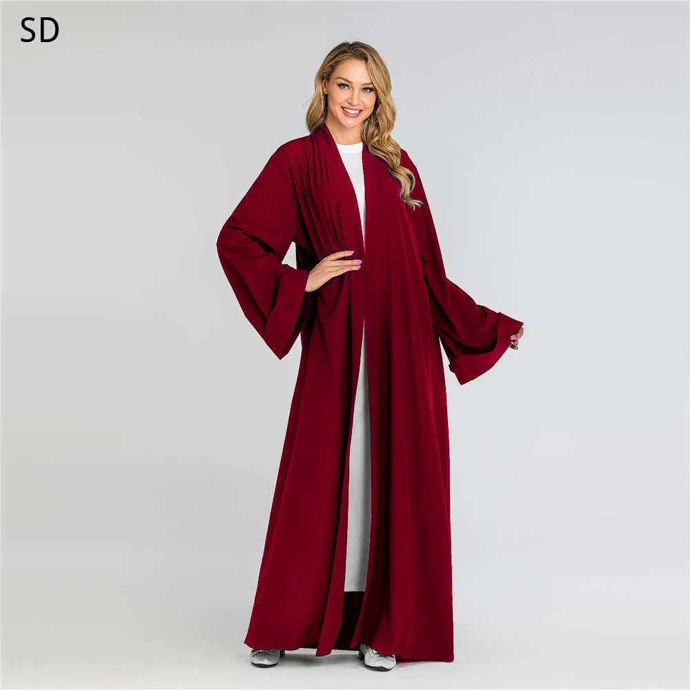 Silk Open Abaya Muslim Peignoir Muslim Abayas Robes Female Full Length Opened Abaya Muslim Dress Robe
Silk Open Abaya Muslim Peignoir Muslim Abayas Robes Female Full Length Opened Abaya Muslim Dress Robe