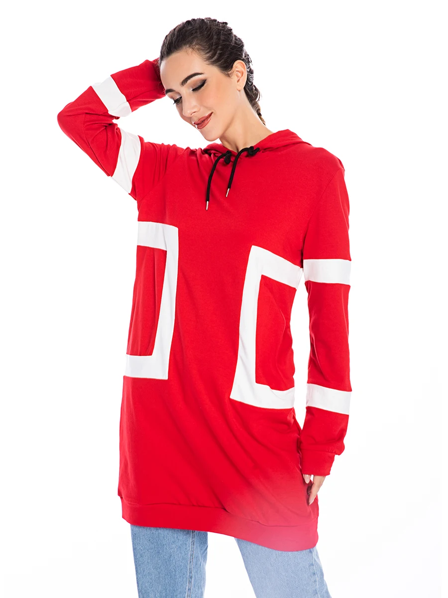 2246#New Fashion Plus Size Women Casual Sweatshirt Tops - CHAOMENG MUSLIM SHOP