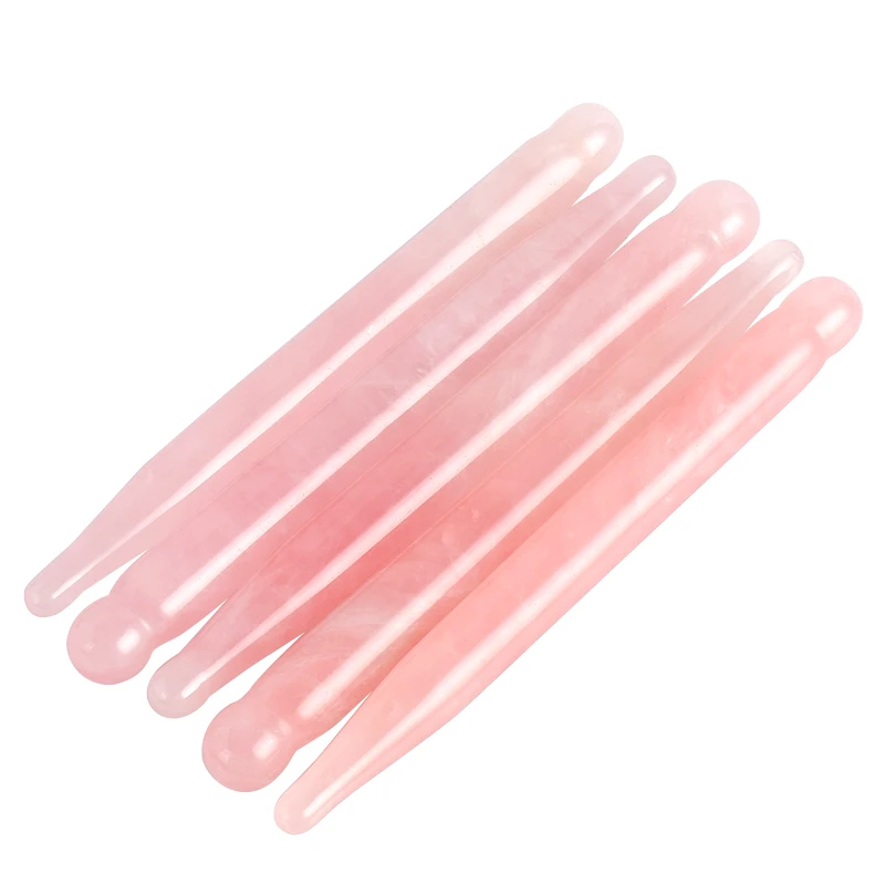 Natural rose quartz Jade Points Pen Handmade Face Point Massage Tool SPA Therapy Jade Stone Scraping Stick Massager
Natural rose quartz Jade Points Pen Handmade Face Point Massage Tool SPA Therapy Jade Stone Scraping Stick Massager