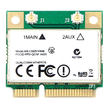 Wireless-Ac Dual Band for Qualcomm Atheros Qca9377 Aw-Cm251Hmb Mini Pci-E Wifi Card 43bps Bt4.1 802.11Ac Better 3160
Wireless-Ac Dual Band for Qualcomm Atheros Qca9377 Aw-Cm251Hmb Mini Pci-E Wifi Card 43bps Bt4.1 802.11Ac Better 3160