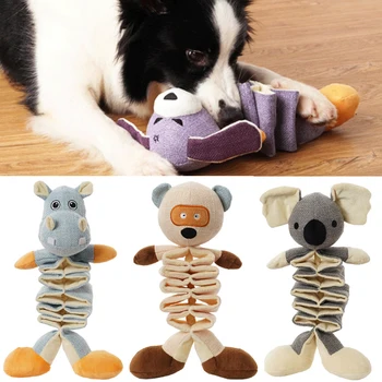 Simulation Cloth Fleece Portable Bite Resistant Animal Shape Squeak Sound Cat Pet Supplies Cleaning Teeth Funny Home Dog Toy 
Simulation Cloth Fleece Portable Bite Resistant Animal Shape Squeak Sound Cat Pet Supplies Cleaning Teeth Funny Home Dog Toy