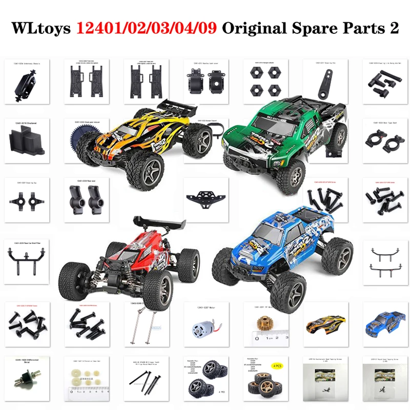 Wltoys RC автомобильные запасные части 1/10 автомобиль оригинальные аксессуары