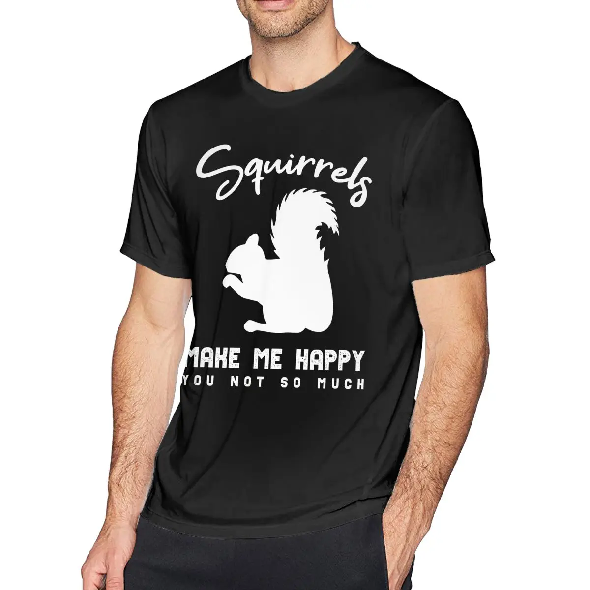 Squirrel T Shirt Squirrels Make Me Happy You Not So Much T-Shirt Basic Cotton Tee Shirt Graphic Tshirt
Squirrel T Shirt Squirrels Make Me Happy You Not So Much T-Shirt Basic Cotton Tee Shirt Graphic Tshirt