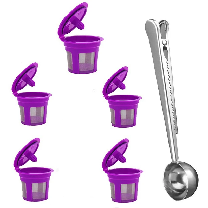 Reusable Cups for Keurig and MINI PLUS Series Machines, Universal Refillable Cups,Coffee Scoop Funnel, Coffee Filter
Reusable Cups for Keurig and MINI PLUS Series Machines, Universal Refillable Cups,Coffee Scoop Funnel, Coffee Filter