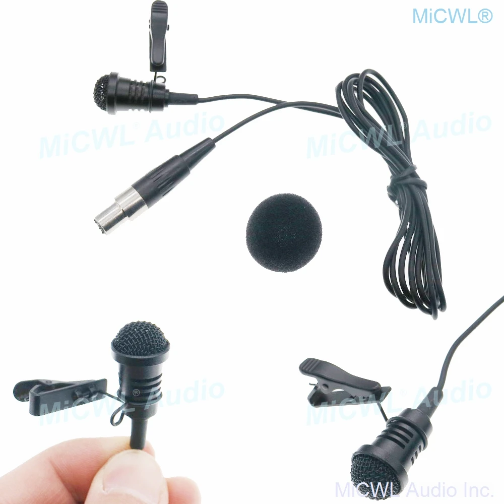 Cardioid Tie Clip Lapel Microphone for Shure SLX ULXD URD SLXD PGX QLXD UR BeltPack Mini TA4F Lavalier Mike
Cardioid Tie Clip Lapel Microphone for Shure SLX ULXD URD SLXD PGX QLXD UR BeltPack Mini TA4F Lavalier Mike