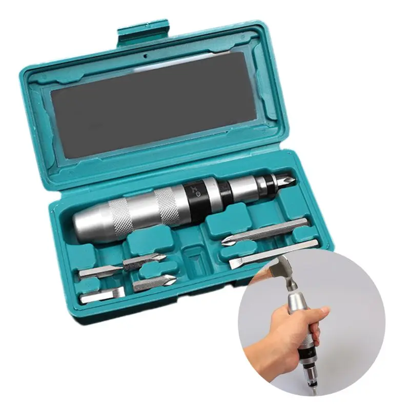 8pcs Portable Professional Driver Impact Screwdriver Set for Loosening Frozen Bolts Stubborn Fasteners
8pcs Portable Professional Driver Impact Screwdriver Set for Loosening Frozen Bolts Stubborn Fasteners