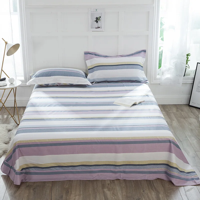 Nordic Stripe Colorful Bedspreads Bed Covers Sheet Pillowcase Earthing Bedding Flat Sheet 100% Cotton Sleeping Bed Sheets
Nordic Stripe Colorful Bedspreads Bed Covers Sheet Pillowcase Earthing Bedding Flat Sheet 100% Cotton Sleeping Bed Sheets