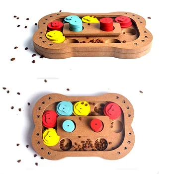 Interactive Pet Dog Cat IQ Training Toys Educational Feeding Game Puzzle Plate Feeder Natural Food Treated Wooden Paw Shape
Interactive Pet Dog Cat IQ Training Toys Educational Feeding Game Puzzle Plate Feeder Natural Food Treated Wooden Paw Shape