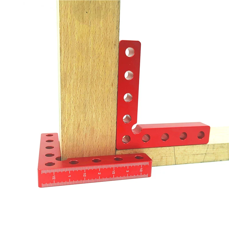 90 Degree Positioning Right Angle Clamps Aluminum Alloy Height Ruler Measure Tool 120x120mm L Shape Square Block Holder
90 Degree Positioning Right Angle Clamps Aluminum Alloy Height Ruler Measure Tool 120x120mm L Shape Square Block Holder