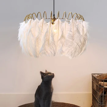 Popular Hot-sale Feather Pendant Light Hall Modern Minimalist Pendant Lamp for Living Room Girls Room Art Hanging Lights
Popular Hot-sale Feather Pendant Light Hall Modern Minimalist Pendant Lamp for Living Room Girls Room Art Hanging Lights