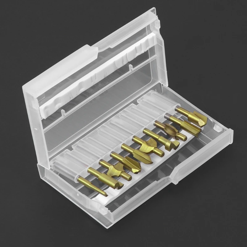 10Pcs Titanium Router Wood Milling Cutter Bits Fits Rotary Tool Set 1/8\" Shank E15A
10Pcs Titanium Router Wood Milling Cutter Bits Fits Rotary Tool Set 1/8\" Shank E15A