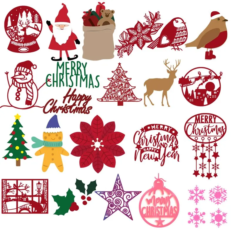 Santa Clause Christmas Tree Metal Cutting Dies Scrapbooking Album Paper DIY Card decoration Craft Embossing Die Cuts 2019 New
Santa Clause Christmas Tree Metal Cutting Dies Scrapbooking Album Paper DIY Card decoration Craft Embossing Die Cuts 2019 New
