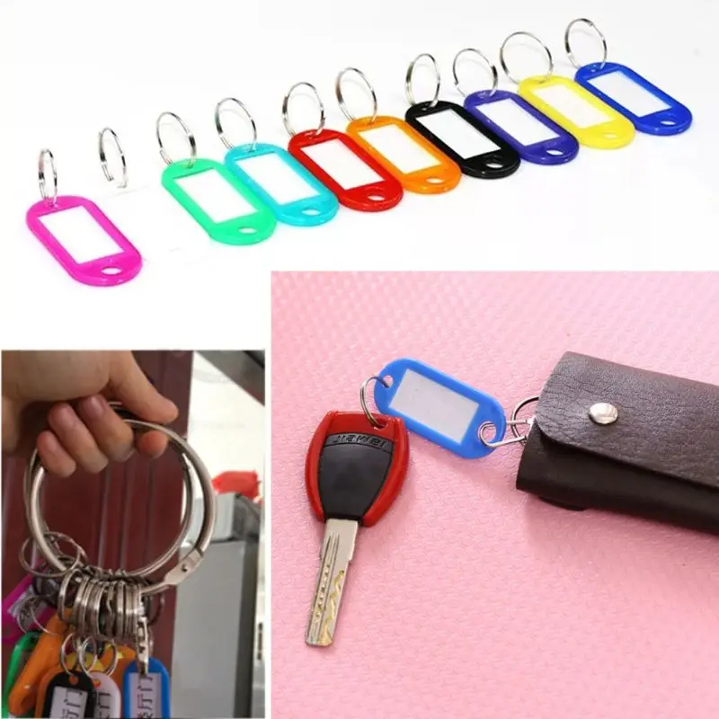 50Pcs One Box Colorful Key Id Luggage House Label Tags Split Ring Keyring Keychain Plastic Key Tags with Container
50Pcs One Box Colorful Key Id Luggage House Label Tags Split Ring Keyring Keychain Plastic Key Tags with Container