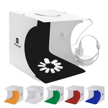 2LED Lightbox Light box Mini Photo Studio Box Photography Light Studio Shooting Tent Box Kit with 6 Color Backdrops +EU US Plug
2LED Lightbox Light box Mini Photo Studio Box Photography Light Studio Shooting Tent Box Kit with 6 Color Backdrops +EU US Plug