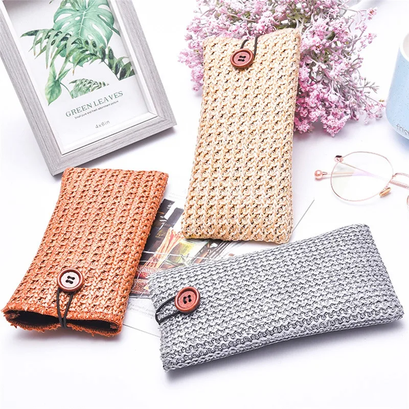 Imixlot Simple Retro Anti-pressure Weaving Sun Glasses Bag Female Originality Pocket Buckle Design Portable Sunglasses Storage
Imixlot Simple Retro Anti-pressure Weaving Sun Glasses Bag Female Originality Pocket Buckle Design Portable Sunglasses Storage