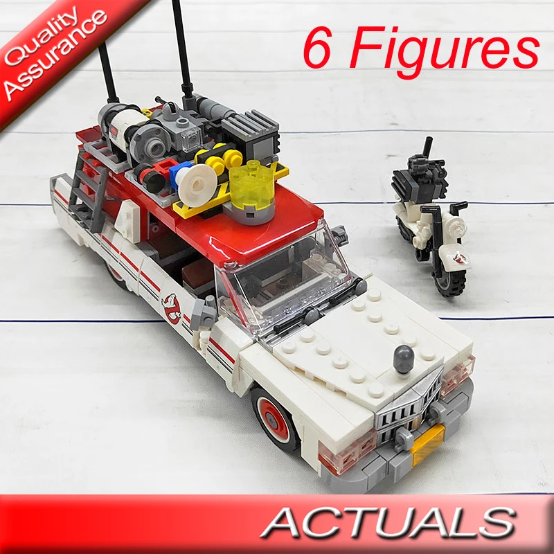 16032 Movie Series Ghostbusters ECTO-1&2 Motorbike Compatible Legoed 75828 Building Blocks DIY 556pcs Bricks Toys
16032 Movie Series Ghostbusters ECTO-1&2 Motorbike Compatible Legoed 75828 Building Blocks DIY 556pcs Bricks Toys