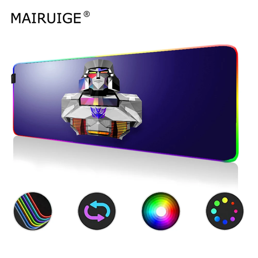 RGB Large Mouse Pad Character Anime LED XXL Glow Color Light Gaming MousePad Desk Mat with Backlight 90x40cm Keyboard Pad
RGB Large Mouse Pad Character Anime LED XXL Glow Color Light Gaming MousePad Desk Mat with Backlight 90x40cm Keyboard Pad