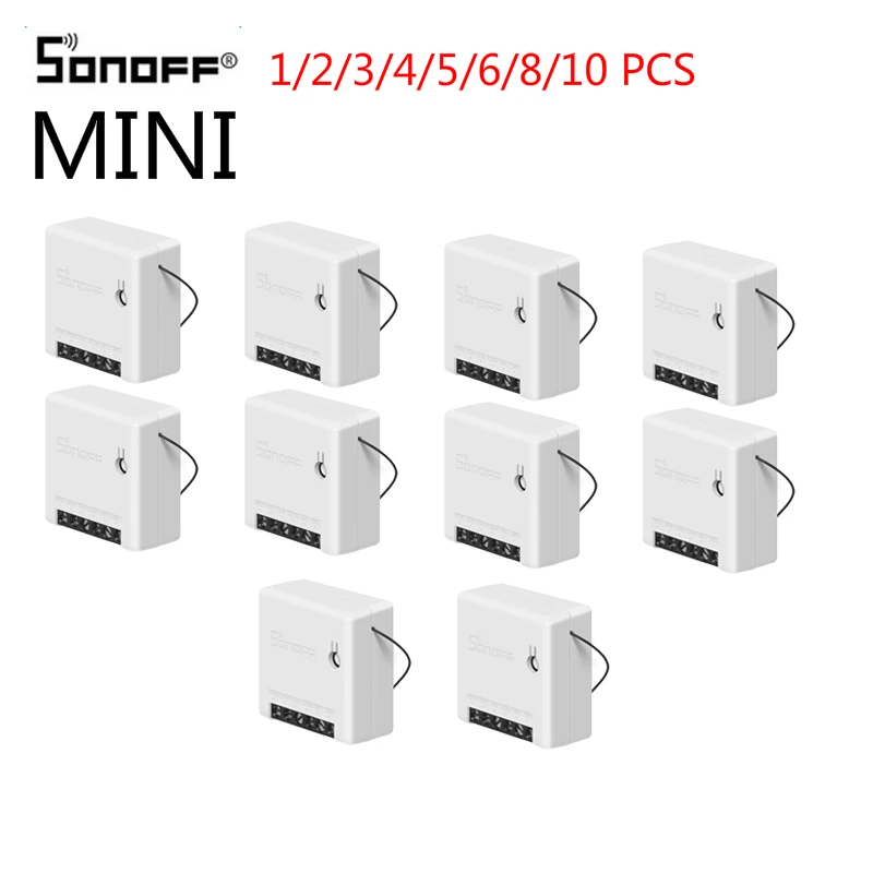 Sonoff Mini DIY Smart Home Wifi Switch Remote Control Wifi Switch Support An External Switch Work with Alexa Google Home
Sonoff Mini DIY Smart Home Wifi Switch Remote Control Wifi Switch Support An External Switch Work with Alexa Google Home