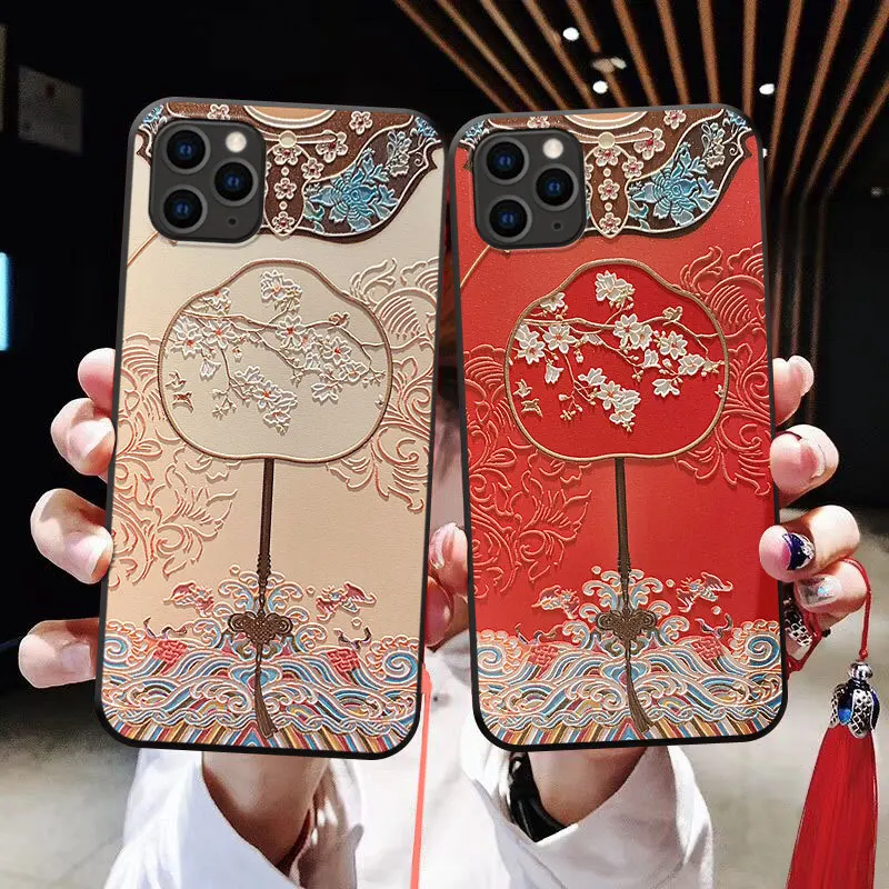 Милый мультяшный 3D чехол для телефона с тиснением iPhone X XS XR 11 Pro Max мягкая задняя