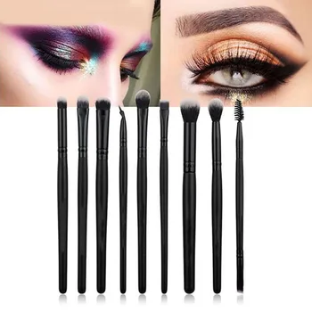 

9pcs/set Makeup Brushes Set Eye Shadow Blending Eyeliner Eyelash Eyebrow Make up Brushes Professional Eyeshadow Brush