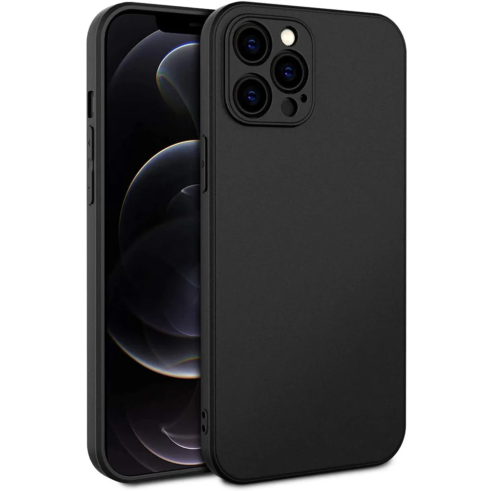 Тонкий матовый тонкий чехол для iPhone 12 Mini 13 11 Pro Max XS X XR 7 8 Plus SE 2020 12Pro 6 Защита камеры