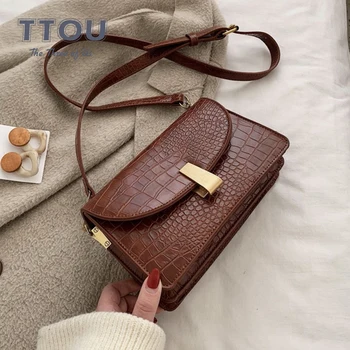 Vintage Alligator Crossbody Bags For Women 2020 Luxury Handbags Women Bags Designer PU Leather Travel Shoulder Messenger Bags 
Vintage Alligator Crossbody Bags For Women 2020 Luxury Handbags Women Bags Designer PU Leather Travel Shoulder Messenger Bags