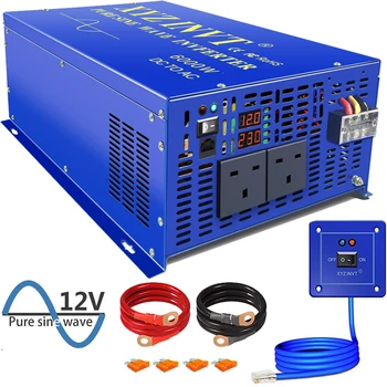 Customizable 6000W Pure Sine Wave Solar Power Inverter 12V 24V 36V 48V DC TO AC 220V with Wired Remote Control Solar Inverters
Customizable 6000W Pure Sine Wave Solar Power Inverter 12V 24V 36V 48V DC TO AC 220V with Wired Remote Control Solar Inverters