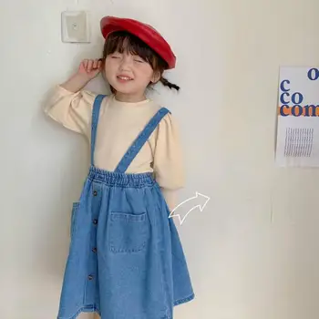 1-6t Kids Girls Strap Dress Autumn Girl Dress Kids Denim Overalls Outfits Toddler Clothing Children Outwear
1-6t Kids Girls Strap Dress Autumn Girl Dress Kids Denim Overalls Outfits Toddler Clothing Children Outwear