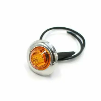 Durable And Practical 20pcs 3/4" Amber Stailness Base LED Clearance Side Marker Lights For Truck Trailer
Durable And Practical 20pcs 3/4" Amber Stailness Base LED Clearance Side Marker Lights For Truck Trailer