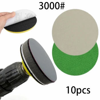 10pcs 3 Inch 75mm Wet Dry Sanding Pad Discs 3000 Grit Hook Loop Sandpaper Car Maintenance Accessories
10pcs 3 Inch 75mm Wet Dry Sanding Pad Discs 3000 Grit Hook Loop Sandpaper Car Maintenance Accessories