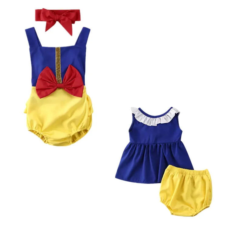 

2PCS Kids Baby Girl Clothes Sleeveless Bowknot Ruffle Bodysuits&Tops+Shorts Outfit 2020 Girl Cute Clothes