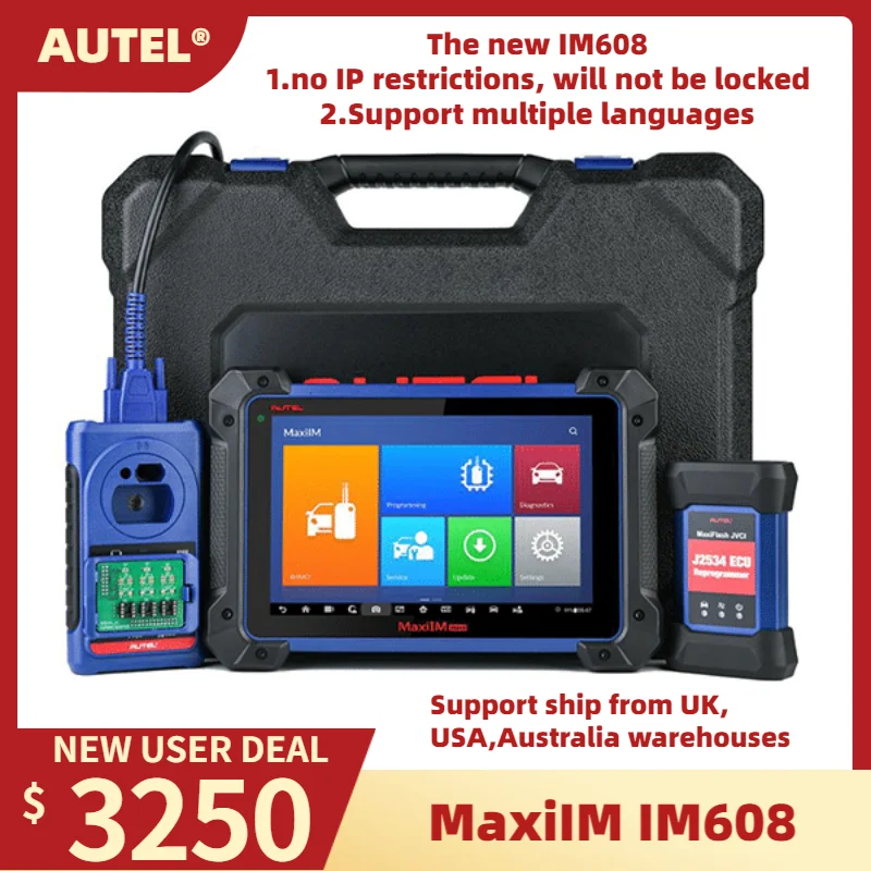 Autel IM608 XP400 Key Programmer ECU Diagnostic Auto Diagnostic Tool With No IP Restrictions Won't be Locked
Autel IM608 XP400 Key Programmer ECU Diagnostic Auto Diagnostic Tool With No IP Restrictions Won't be Locked