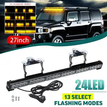27" 24 LED Car LED Bar Work Light Bar Strobe Warning Light DRL 13 Modes for Jeep Pickup Boat OffRoad Off Road 4WD 4x4 Truck
27" 24 LED Car LED Bar Work Light Bar Strobe Warning Light DRL 13 Modes for Jeep Pickup Boat OffRoad Off Road 4WD 4x4 Truck