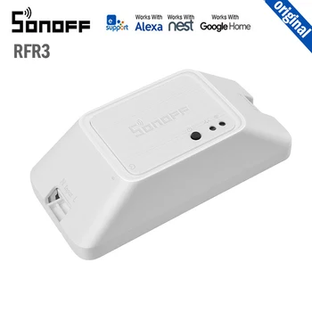 SONOFF RFR3 Smart Wifi Switch DIY RF 433 Timer Control Home Automation Modules Compatible with eWelink Google Home Alexa amazon
SONOFF RFR3 Smart Wifi Switch DIY RF 433 Timer Control Home Automation Modules Compatible with eWelink Google Home Alexa amazon