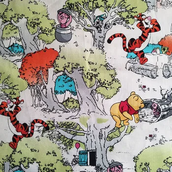 Beautiful Cotton Fabric the Pooh/Tiger/Tree Print Children Fabric Sewing Material Patchwork DIY Baby Dress/Clothing 140cm wide
Beautiful Cotton Fabric the Pooh/Tiger/Tree Print Children Fabric Sewing Material Patchwork DIY Baby Dress/Clothing 140cm wide
