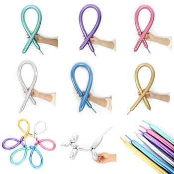 100pcs / lot Birthday party metal long balloon party preparation variety shape latex balloon decoration supplies
100pcs / lot Birthday party metal long balloon party preparation variety shape latex balloon decoration supplies