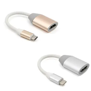 High Quality USB-C 3.1 Type C to HDMI Cable Support 4k Converter Adapter Cable for Galaxy note8 S8 HDTV Computer PC Macbook
High Quality USB-C 3.1 Type C to HDMI Cable Support 4k Converter Adapter Cable for Galaxy note8 S8 HDTV Computer PC Macbook
