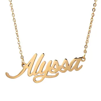 Customized Name Necklaces Stainless Steel Nameplate Necklaces Personalized for Women Men Femme
Customized Name Necklaces Stainless Steel Nameplate Necklaces Personalized for Women Men Femme