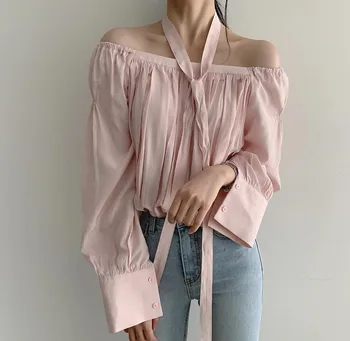 Alien Kitty New Arrival Ladies Shirt Off Shoulder Sexy Top Long Sleeve Solid Slash Collar Loose Blouse Women 2020 Fashion Tops
Alien Kitty New Arrival Ladies Shirt Off Shoulder Sexy Top Long Sleeve Solid Slash Collar Loose Blouse Women 2020 Fashion Tops