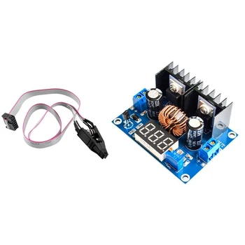 SOIC8 SOP8 Flash Chip IC Test Clips Socket Adapter Programmer with Xh-M404 Dc Module Digital Dc Voltage Regulator
SOIC8 SOP8 Flash Chip IC Test Clips Socket Adapter Programmer with Xh-M404 Dc Module Digital Dc Voltage Regulator