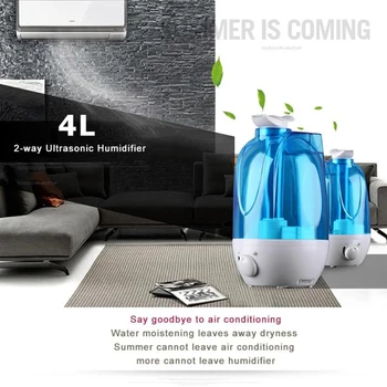 3L/4L Large Capacity Air Humidifier Office Ultrasonic Humidifier Aroma Diffuser Mist Maker Air Purifier Humidificador Led Light
3L/4L Large Capacity Air Humidifier Office Ultrasonic Humidifier Aroma Diffuser Mist Maker Air Purifier Humidificador Led Light