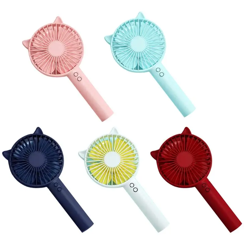 Cute Cartoon Handheld USB Rechargeable Fan With LED Light Cooler Portable 3 Speed Adjustable Desktop Cooling Fan 
Cute Cartoon Handheld USB Rechargeable Fan With LED Light Cooler Portable 3 Speed Adjustable Desktop Cooling Fan