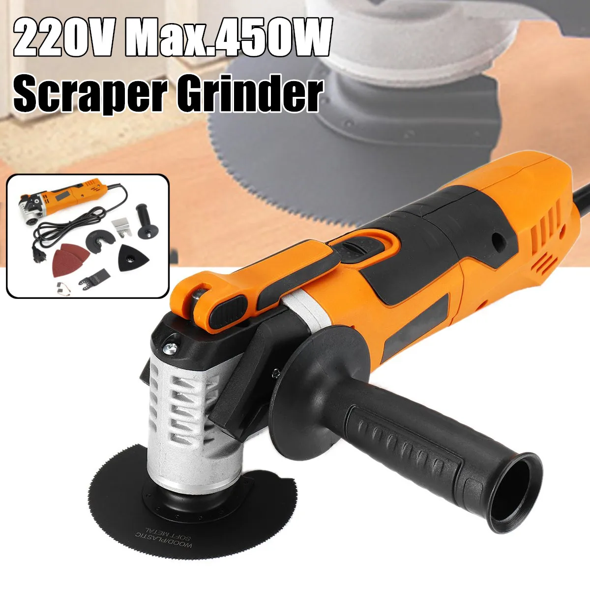 220V Multifunction Electric Oscillating Multi Tool Sander Cutter Scraper Grinder For Cutting Sanding Cleaning Shovel Cutting
220V Multifunction Electric Oscillating Multi Tool Sander Cutter Scraper Grinder For Cutting Sanding Cleaning Shovel Cutting