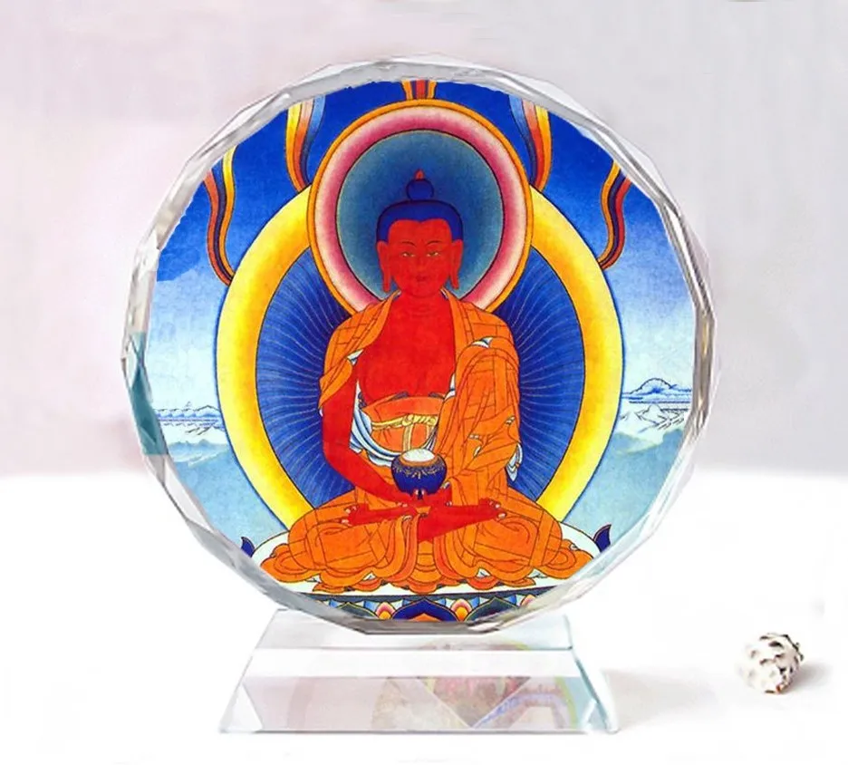 amitabha Style 3,Exquisite double-sided crystal Buddha ornaments, Birthday present souvenir
amitabha Style 3,Exquisite double-sided crystal Buddha ornaments, Birthday present souvenir